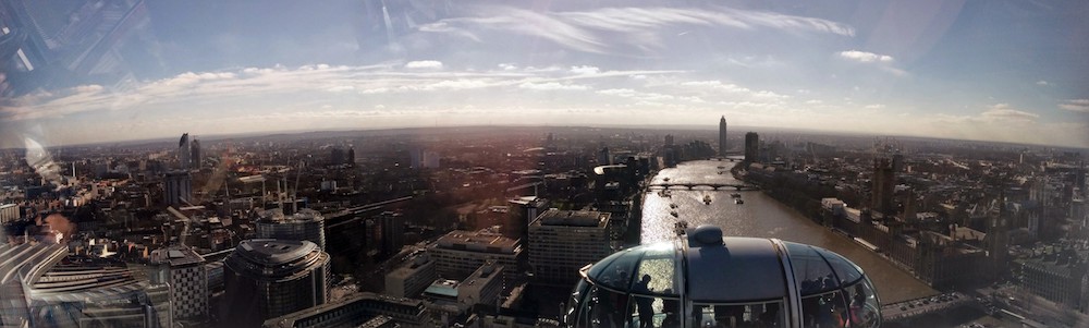 London Eye Panoramic view
