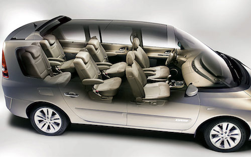 Renault-Espace seating view