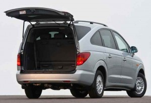 SsangYong Rodius boot space