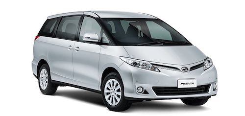 Toyota Previa Front View